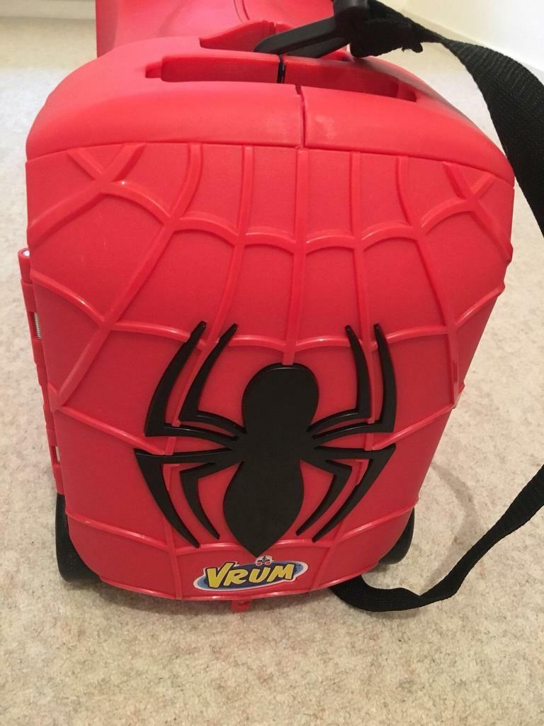 spiderman ride on suitcase
